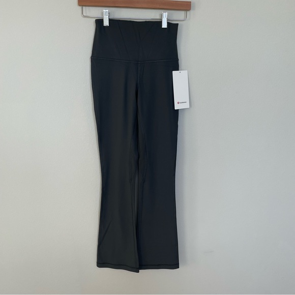 NWT Lululemon Align High-Rise Mini-Flared Pant 28" Graphite Grey Size 4 - Picture 2 of 11